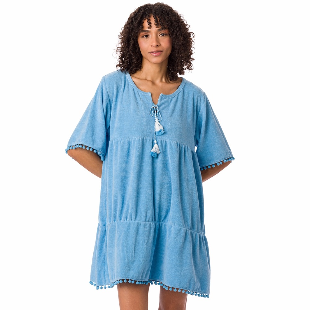 Suvi NYC women's beach-pool dress in Terry cotton Perfect for Summer. Pools,.
